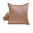 thumbnail image 2 of The HomeCentric Decorative Lumbar Pillow Cover Copper Pack Of 2, 20"x36" (50x90 cm) Art Silk Plain & Solid Oblong Pillow Cover, Solid Modern Style - Copper Luxury, 2 of 5