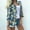 Blue#women's flannel shirts, variant on Plaid Shirt Womens Flannel Button Down Cuffed Shacket Blouses Collared Business Casual Work Long Sleeve Fall Tops with Pockets Green,S