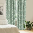 thumbnail image 2 of Ambesonne Floral Curtains, Victorian Rose Bouquet, Pair of 28"x63", Reseda Green Cream, 2 of 5