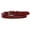 Red, variant on Women's 3/4" (17 mm) Full Grain Leather Perforated Skinny Stitched-Edge Belt