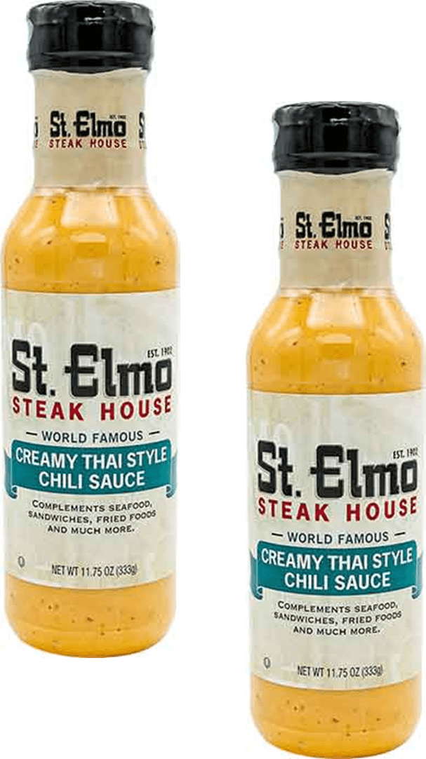 St. Elmo Steak House Creamy Thai Style Chili Sauce, 2Pack 11.75 oz