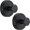 Black, variant on Suction Cup Hooks for Shower/Bathroom Heavy Duty Removable for Towels, Robes, Loofah - No Drill Stainless Steel Hooks for Glass, Mirror, Tile, Kitchen (2-Pack)