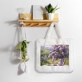 thumbnail image 5 of Salouo Lilacs Teapot Scenic Painting for Plush Underarm Bag,Soft Tote Bag Ladies Fluffy Shoulder Bag Women Furry Tote Bag Plush Handbag for Autumn and Winter, 5 of 7