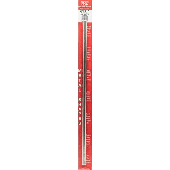 Tubo de acero inoxidable K & S de 0,8 cm de diámetro exterior, calibre 22, 30 cm de largo