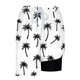 thumbnail image 5 of Ceisia Men's 2-in-1 Swim Trunks White with Black Palm Tree Print Quick-Dry Beach Shorts with Compression Liner Gifts, 5 of 6