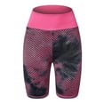 thumbnail image 6 of FANNYC Women's Yoga Sports Shorts Tights Leggings Tie Dye High Waist Bike Shorts Tummy Control Athletic Workout Running Shorts Half Pants Trousers Leggings, 6 of 7