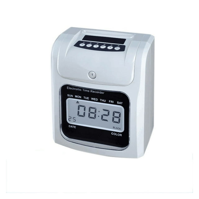Time Clock 960SEB English Version Punch Cards For Small Business Staff Time Card Machine With Battery And Backlight