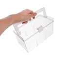 thumbnail image 2 of KAKOWELY Boîte de Rangement pour Cartes de baseball Boîte de Rangement pour Cartes de Collection Boîte en Acrylique pour Cartes de Jeu Boîte de Rangement Transparente Étui Rigide pour Cartes Organisateur de Cartes Portable, 2 of 5