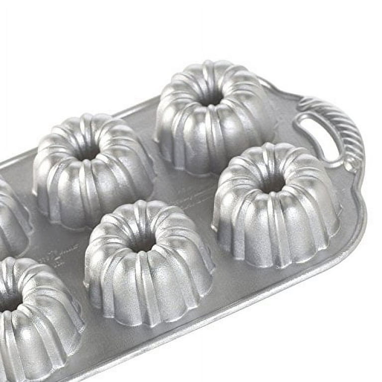  Nordic Ware Platinum Collection Anniversary Bundtlette Pan: Bundt  Pans: Home & Kitchen