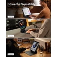 thumbnail image 6 of ESR Rebound 360 Keyboard Case for iPad Air 13" (M3/M2, 2024/2025) | Easy‑Set Magnetic Stand with Portrait & Landscape Modes | Multi‑Touch Trackpad & Removable Cover | Black, 6 of 9
