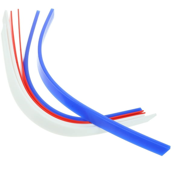 6 Pcs Coockies Noodle Rolling Biscuits Measuring Dough Strips Balance Ruler Pin Guides Pure Silica