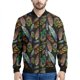 thumbnail image 3 of Chaquetas con estampado de plumas bohemias para hombre, sudadera de manga larga con estampado 3D retro, chaqueta bomber de calle de gran tamaño con cremallera, 3 of 5
