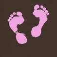 thumbnail image 3 of CafePress - Cute Pink Baby Girl Footprints Maternity D T Shirt - Men's Classic Graphic Cotton T-Shirt, 3 of 4