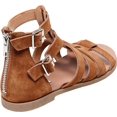 thumbnail image 3 of Steve Madden Women's Diver Leather Open Toe Casual Gladiator Sandal, 3 of 5