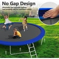 thumbnail image 3 of CZBZ Trampoline, 14FT Trampolines with Enclosure Net for Kids and Adults, 1320LBS Outdoor Trampoline with Basketball Hoop, Ladder and AntiRust Coating Round Backyard Recreational Trampoline, 3 of 9
