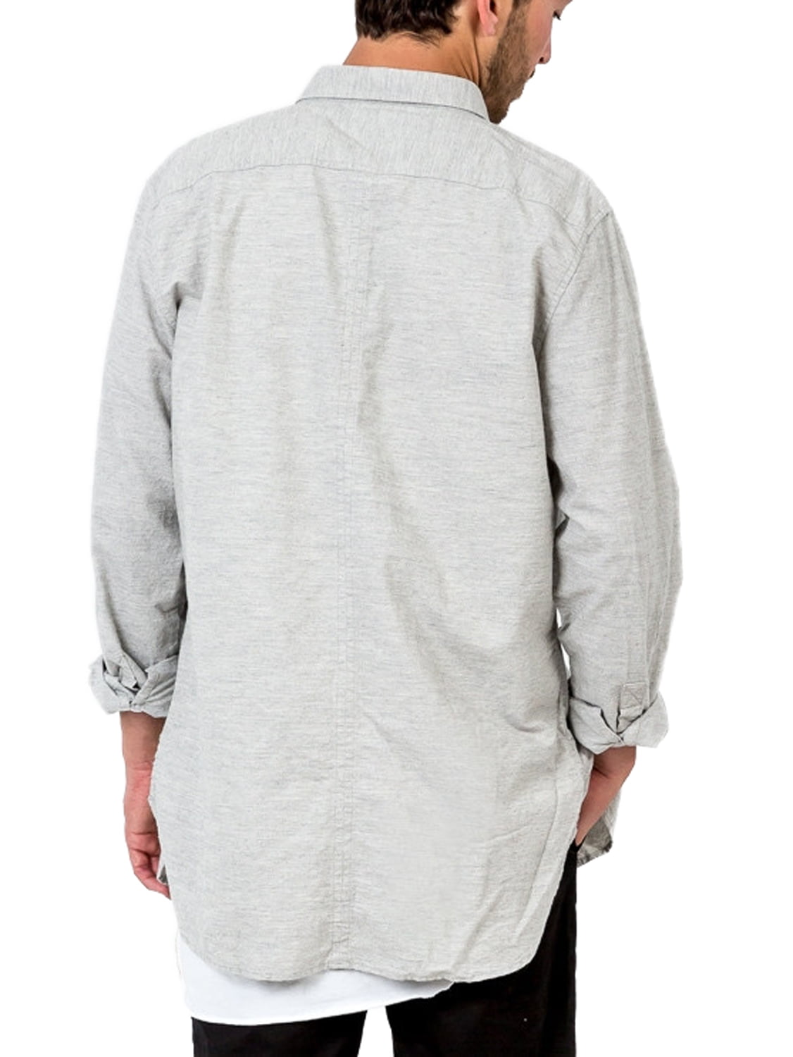 Zanerobe Men's 7ft Long Sleeve Shirt Small X-Large Marle