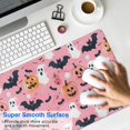 thumbnail image 4 of Long Mouse Pads for Desk,Cute Pumpkin Ghost Halloween Pattern Desk Mats on Top Of Desks, Desk Mouse Pad Extra Large with 3mm Non-Slip Base and Stitched Edge for Gaming,Office,Work,Home 31.5"x15.7", 4 of 6