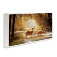 thumbnail image 4 of Stupell Industries Deer in Sunlit Grove Landscape Painting White Framed Art Print Wall Art, 24 x 10, 4 of 10