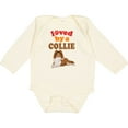 thumbnail image 3 of Inktastic Rough Collie Dog Boys or Girls Long Sleeve Baby Bodysuit, 3 of 5