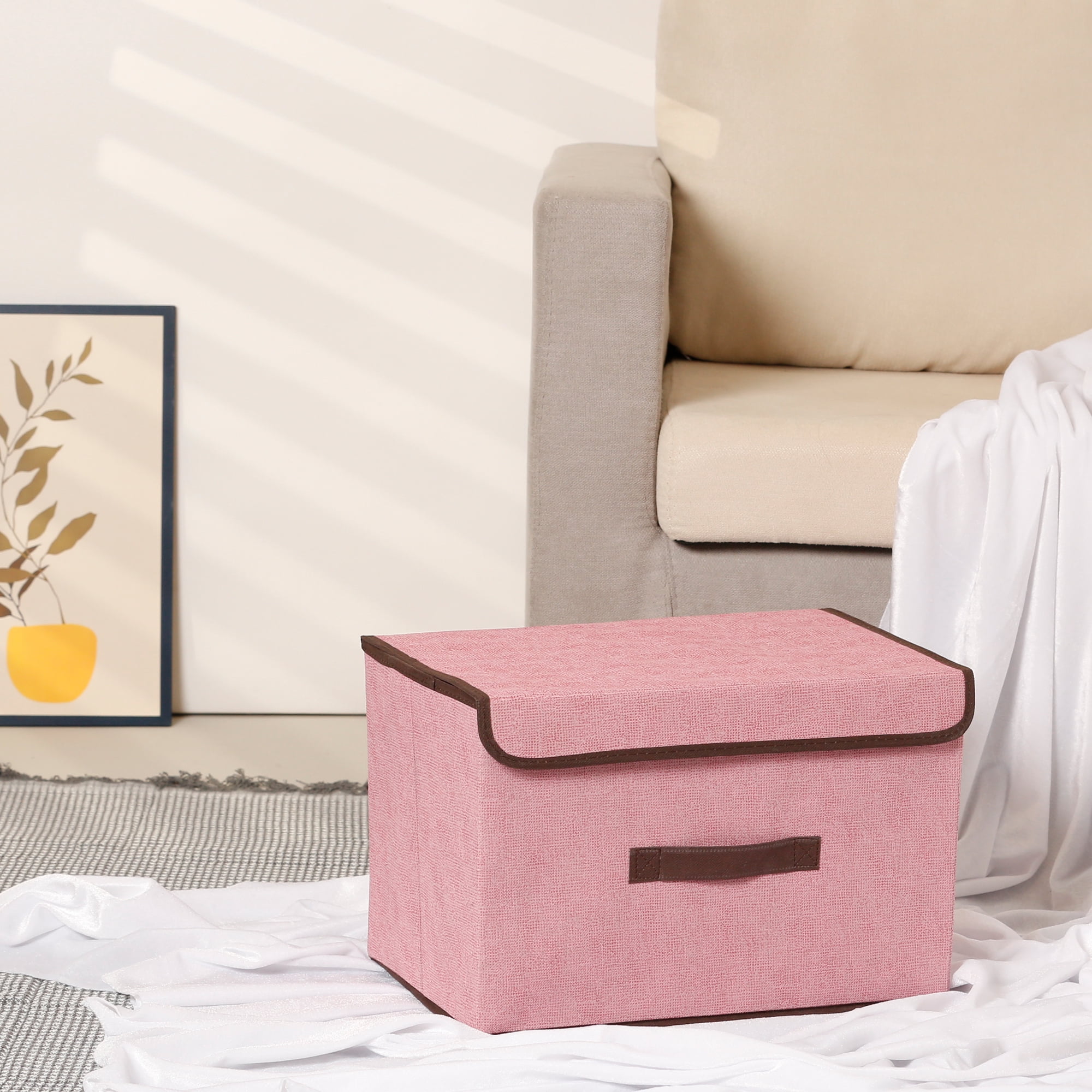 Unique Bargains 1 Pack Clothes Storage Bags Moving Bags Pink 14.2*9.1*9.4in