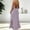 Purple, variant on Elvqul Dresses for Women Summer Maxi Dresses Spaghetti Strap Pullover Crewneck Sleeveless Beach Ladies Cami Dresses Solid