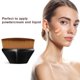 thumbnail image 2 of 1 brocha de maquillaje multifuncional para maquillaje en polvo, líquido mezclado o crema impecable, con estuche de transporte (negro), 2 of 5