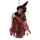 thumbnail image 1 of Fantasma colgante Halloween Hanging Witch Scary Creepy Flying Screaming Witch Control táctil de voz TOMSHOO Rojo, 1 of 7