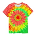 thumbnail image 5 of Ashirexll T-Shirts pour Filles à Manches Courtes Imprimés Col Rond Demi-Manches Haut pour Enfants Décontracté Polyvalent, 5 of 5