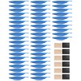 thumbnail image 2 of Arrows Feather, Stabilize Arrowhead Archery Vanes Reliable Improve Accuracy  for  Shafts bleu, 2 of 8