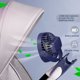 thumbnail image 3 of Ventilador portátil con clip Oficina USB Recargable Verano Refrigeración Ventiladores de escritorio para estudiantes Tmvgtek Para estrenar, 3 of 8