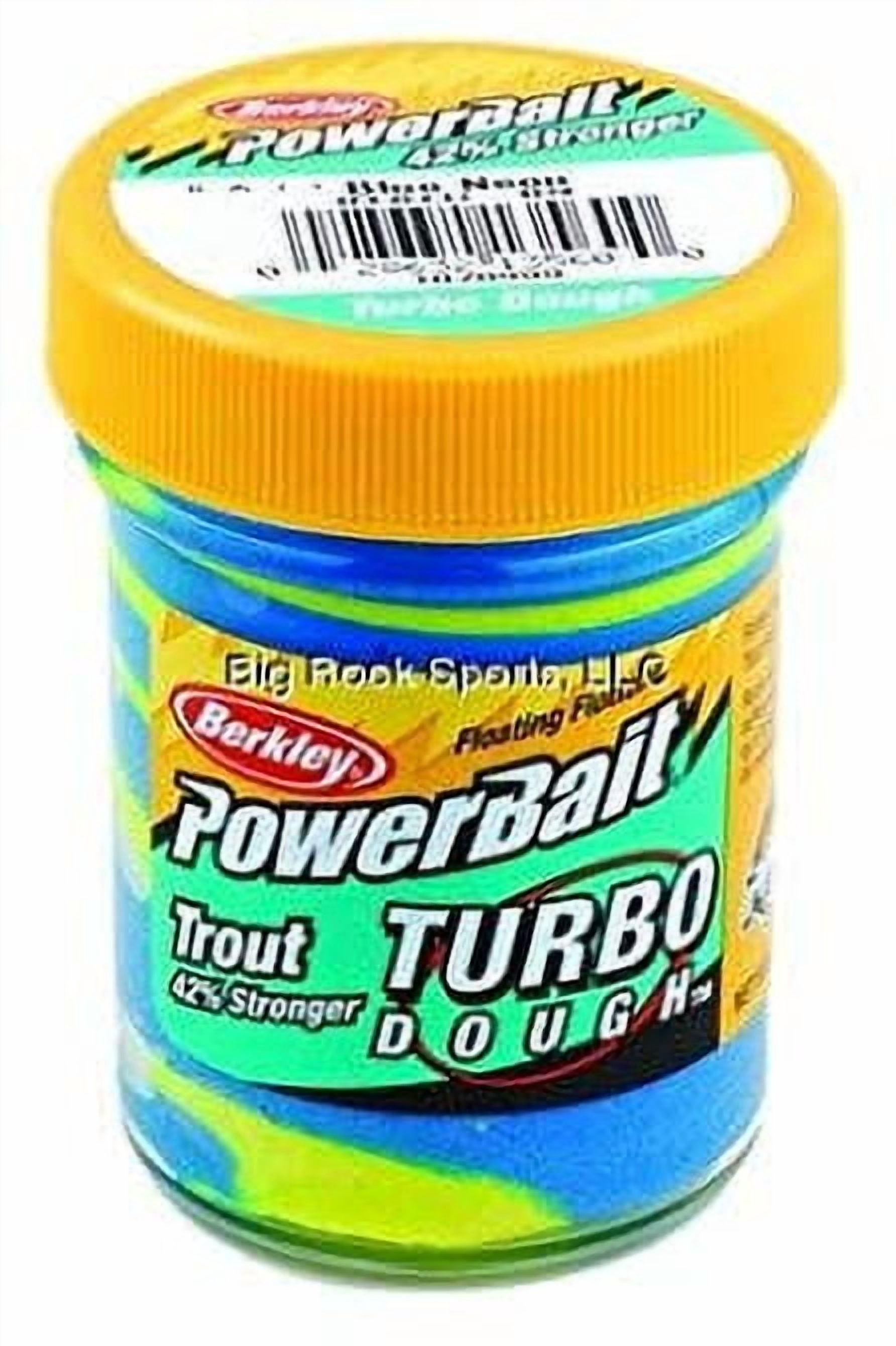 Berkley PowerBait Turbo Dough Trout Bait, Blue Neon, Fishing Dough Bait