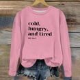 thumbnail image 6 of piuwrlz Sweatshirt for Girls Long Tops Sleeve Printed Hoodie Long Sleeves Without a Hat Sweater Pink Size 5-6 Years, 6 of 6