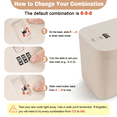 thumbnail image 5 of Locbbie Lock Box for Medicine, Small Storage Box with Code, Plus Size Taller Lockable Storage Box with Lid, Locked Box for Safe Medication/Pills/Phone/Personal Items/Snacks/Fridge, 9.25"x5.04"x5.7", 5 of 8