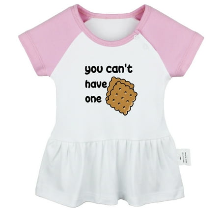 

You Can t Have One & Without The Other Funny Dresses For Baby Newborn Babies Skirts Infant Princess Dress 0-24M Kids Graphic Clothes (Pink Raglan Dresses 12-18 Months)