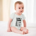 thumbnail image 3 of Level 1 Human Baby Bodysuit – Funny Gamer Newborn Outfit for Boys Or Girls, Video Game Themed Toddler Romper White-style 18months, 3 of 7