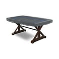 thumbnail image 4 of Covers & all Poker Table Cover 12 Oz Waterproof - 100% Weather Resistant Outdoor Game Table Cover with Elastic at 4 Sides (84" W x 42" D x 8" H Inches, Grey), 4 of 6