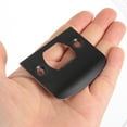 thumbnail image 4 of Miangastore Universal Stainless Lock Strike Plate Black For Room Locks 1Set, 4 of 9