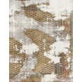 thumbnail image 1 of Ahgly Company Indoor Rectangle Abstract Dark Almond Brown Abstract Area Rugs, 7' x 9', 1 of 6