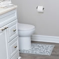 thumbnail image 1 of Sussexhome Toilet Mat - Machine Washable & Absorbent Bath Rugs for Bathroom Floor - Plush, Non Slip Bath Rug - Polyester & Cotton Bathroom Rugs with Printed Pattern Design - 20”x24" Bathroom Mats, 1 of 6