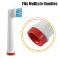 thumbnail image 5 of Unique Bargains 8pcs Electric Toothbrush Replacement Heads Kit White Gentle Clean Nylon Bristles, 5 of 6