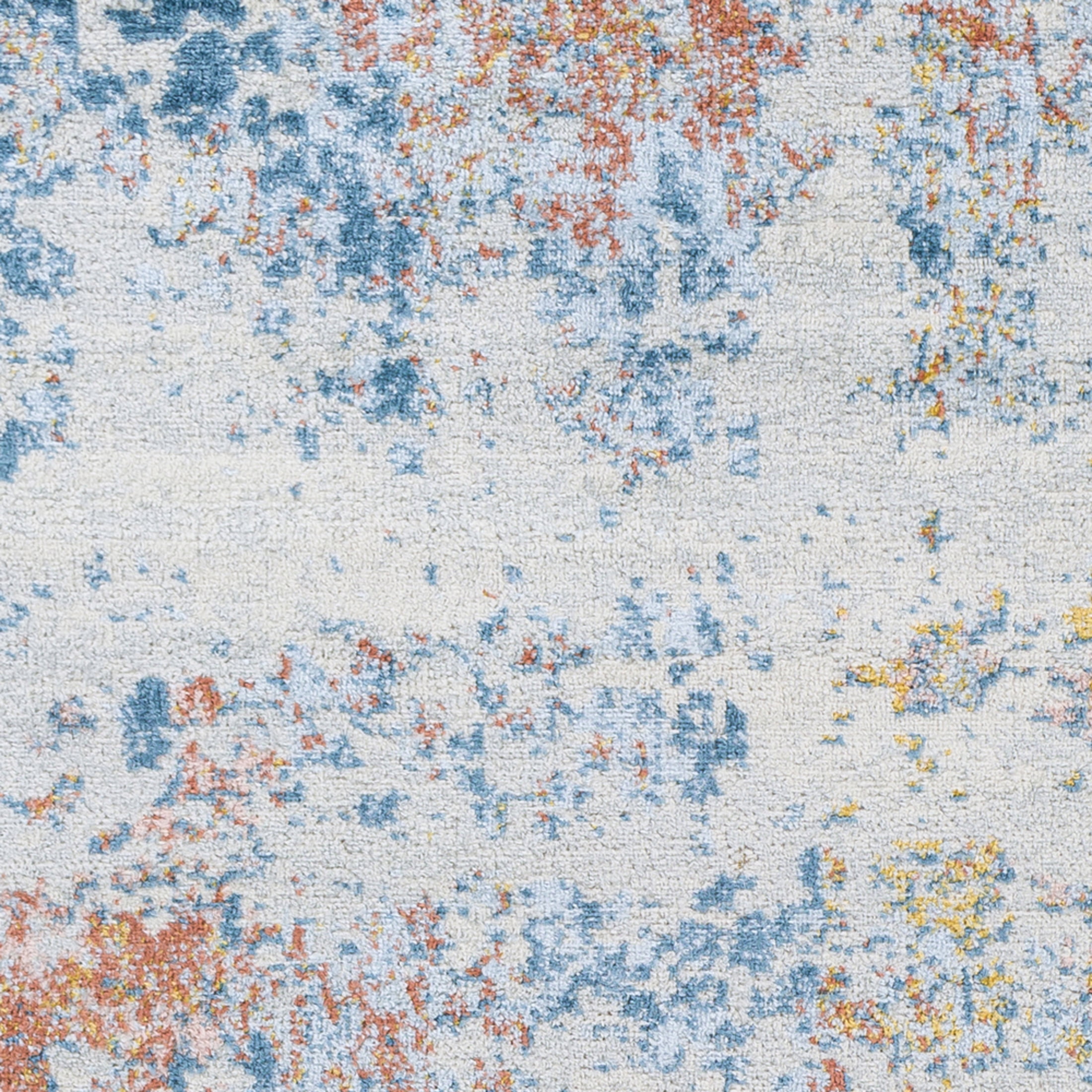 Livabliss Area Rugs for Living Room, 7x9 Sunderland Modern Blue Rug, Bedroom Dining Room Home Decor Stain Resistant Carpet (6'7" x 9')