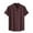25 Wine, variant on guisaled Henley Shirts for Men Short Sleeve Casual Dress Shirt Solid Color Button Down Collar Lightweight Hawaiian Beach Shirts