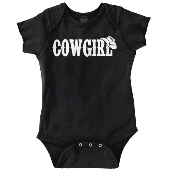 Cowgirl Cute Southern Honky Tonk Bodysuit Jumper Girls Infant Baby Brisco Brands 12M