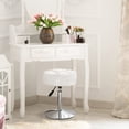 thumbnail image 6 of Carolayne Adjustable 360° Swivel Vanity Stool for Makeup & Bedroom, 6 of 7
