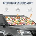 thumbnail image 4 of Windshield Sun Shade, Hawaiian Pineapples Foldable Car Sun Shade Windshield for Front, 2 Pieces, 4 of 7