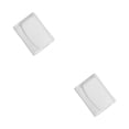 thumbnail image 2 of Monedero PU Sonducket para mujer tarjetero corto Diseño bloqueo moda billeteras estilo japonés gran capacidad Blanco 2piezas, 2 of 6