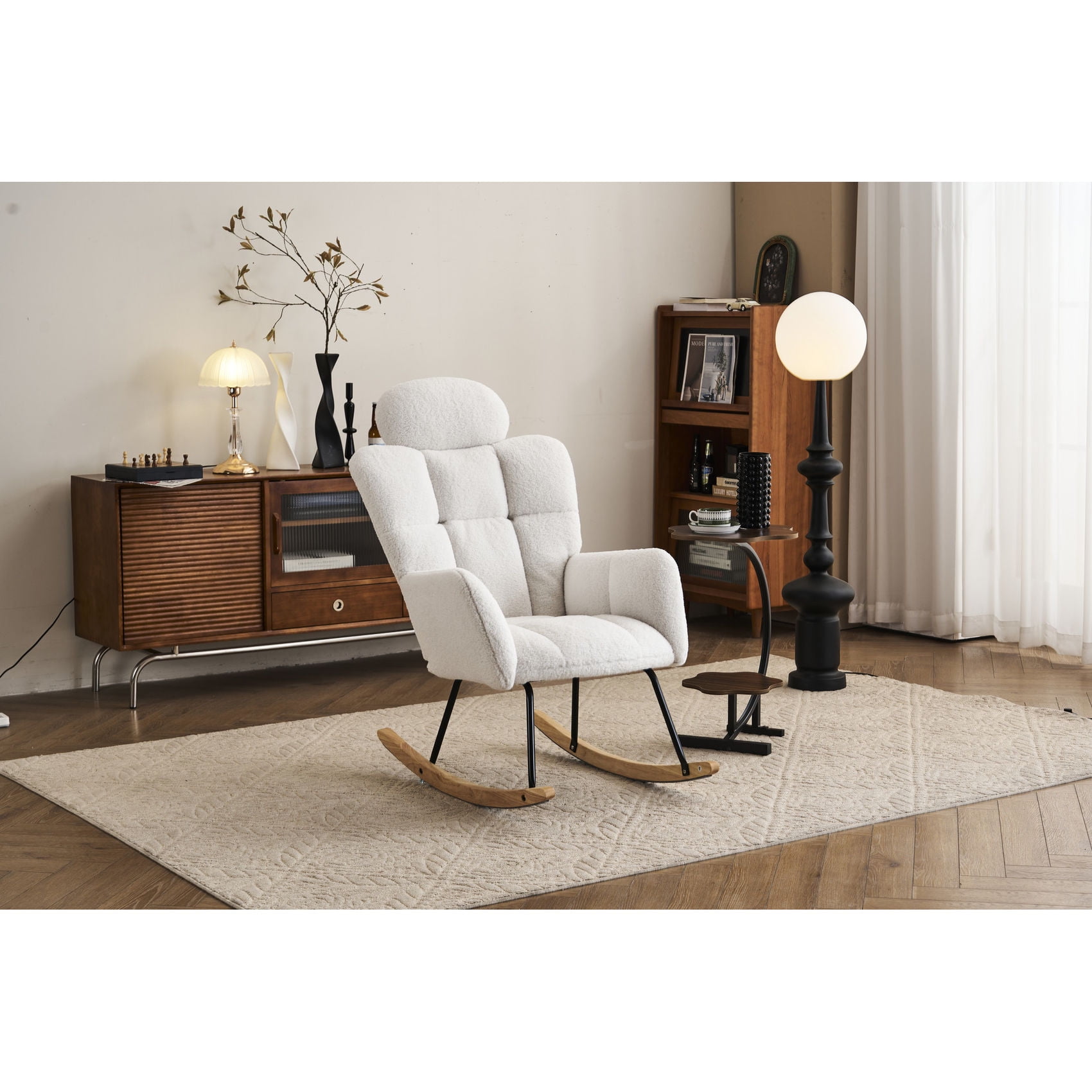 Easy - to - Assemble Design - Practical Glider Chair for Indoor Spaces