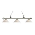 thumbnail image 1 of Z-Lite Riviera 3 Light Billiard Light in Antique Silver, 1 of 1