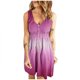thumbnail image 1 of Mono de color estampado para mujer, falda corta, vestido sin mangas con cintura y hombros descubiertos sexy Fridja  hjkh2609, 1 of 4