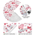 thumbnail image 2 of FMSHPON Cute Cartoon Valentine Gnome Xmas Christmas Tree Skirt Stand Mat for Holiday Party Decoration Indoor Outdoor 36 inches, 2 of 6
